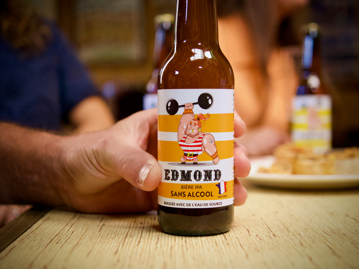 Edmond bière IPA sans alcool 33cl